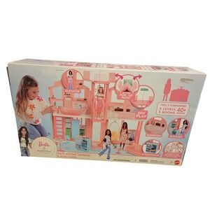 Barbie Hearth and Hand with Magnolia Townhouse Dollhouse 3 Levels 5 Rooms - New